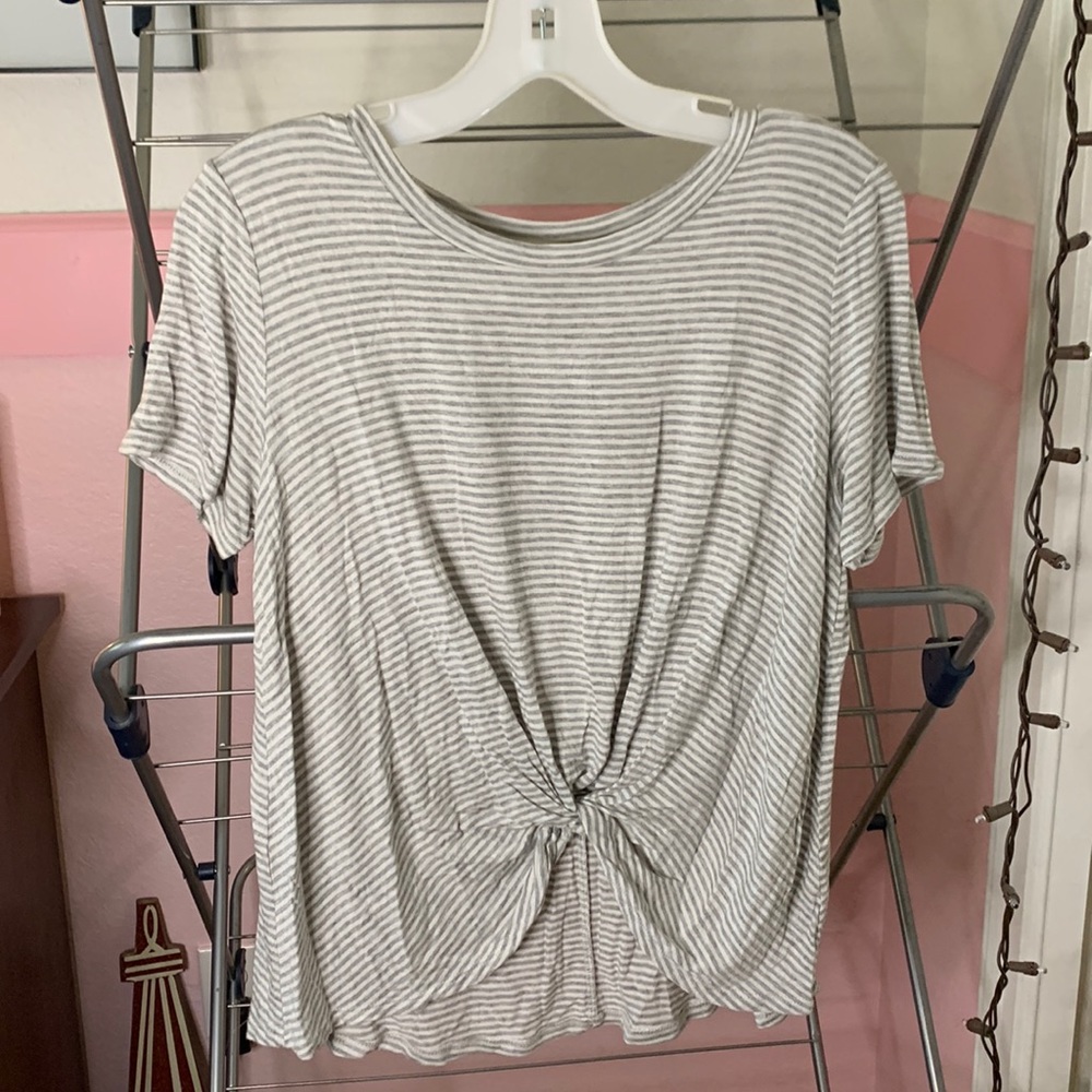 Atticute Striped Crop Top